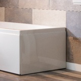 Lifestyle image of the Carron 700mm x 430mm Carronite End Bath Panel