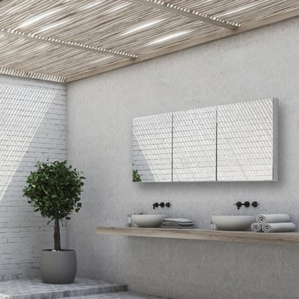 Product Lifestyle image of the HIB Eris 1200mm Mirror Cabinet