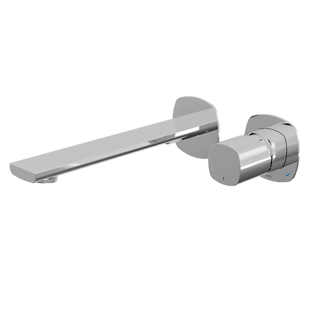 Vado Cameo Levered Chrome Wall Mounted Basin Mixer