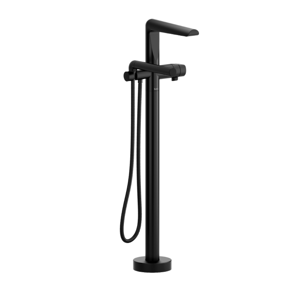 Photo of the Riobel Parabola Freestanding Bath Shower Mixer in Black