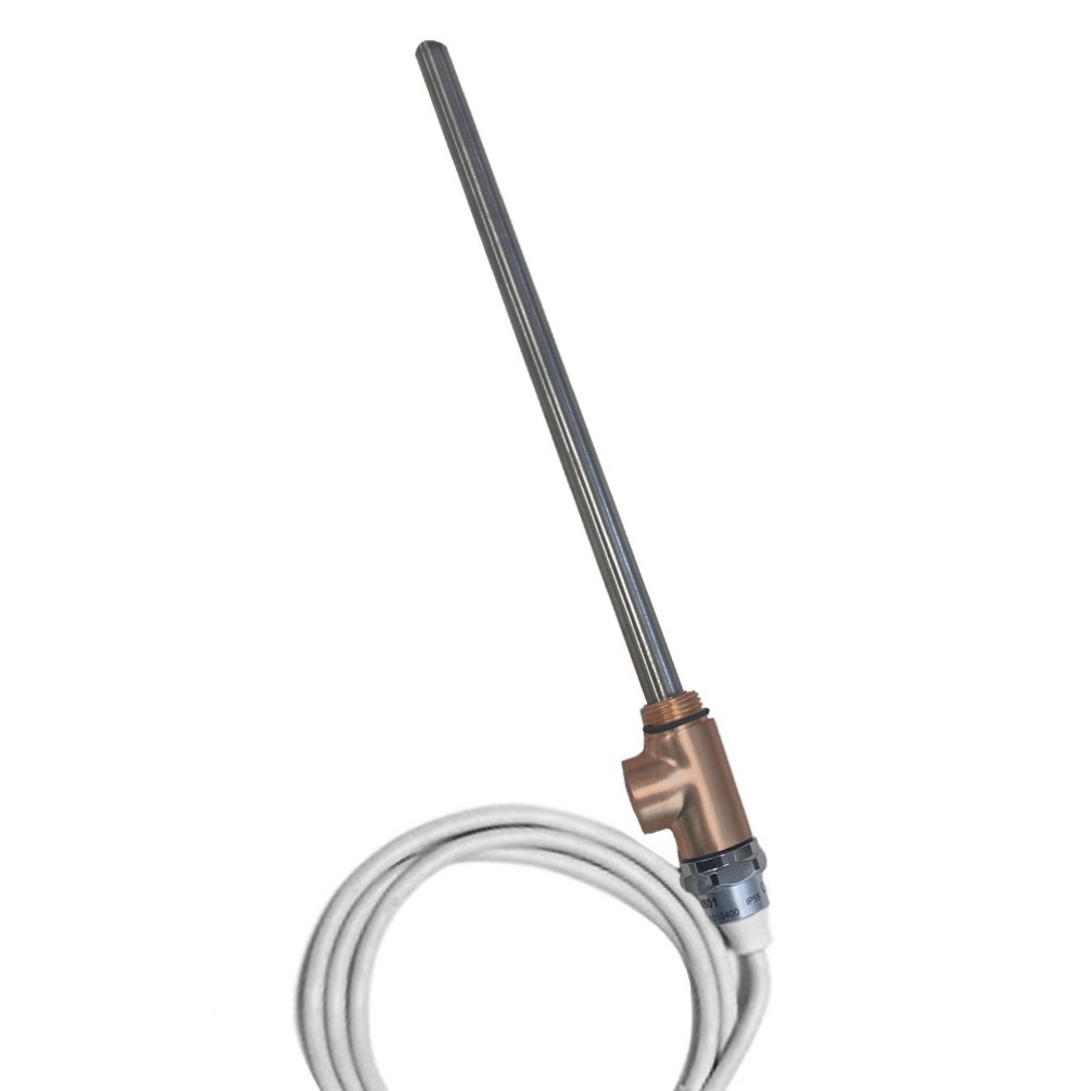 JTP 600W Brushed Bronze Heating Element with T-Piece Cut Out