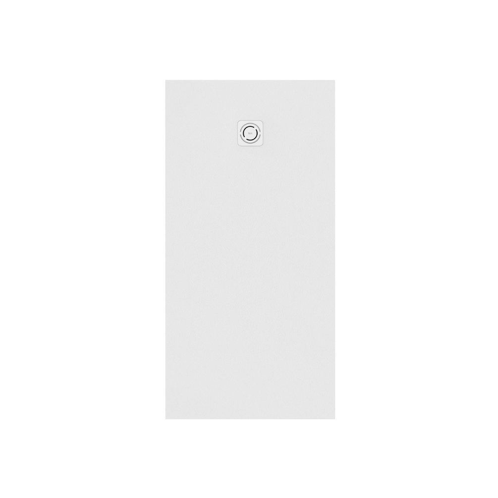 Cut out image of the Roca Terran-N Stonex 1000mm x 700mm White Shower Tray with Waste