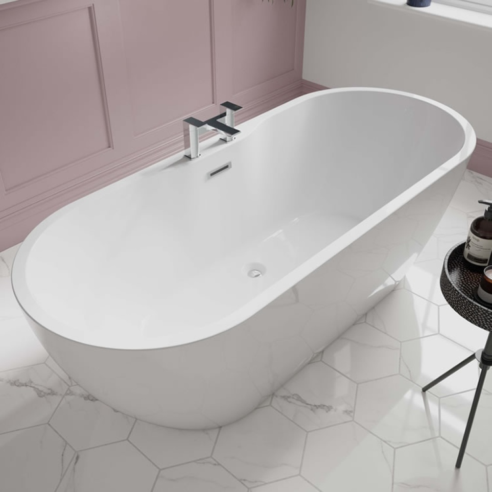 Photo of The White Space Senna 1655mm Freestanding Bath