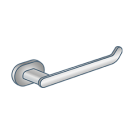 iconography image of a bathroom accessory in a chrome coloured finish