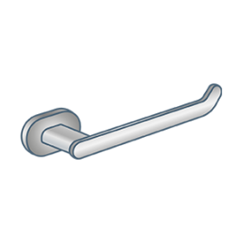 iconography image of a bathroom accessory in a chrome coloured finish