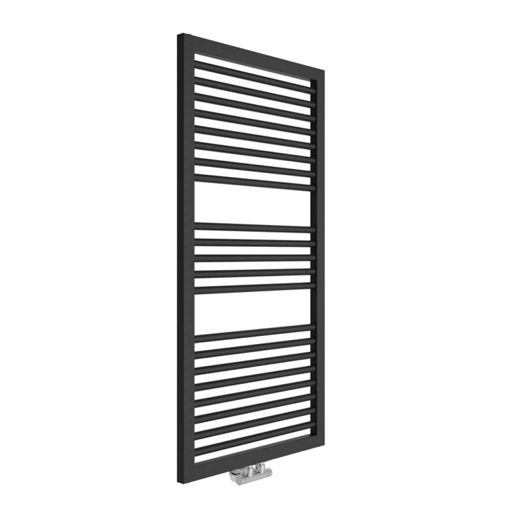 Cutout image of Lazzarini Asti Anthracite Towel Radiator 1228x500