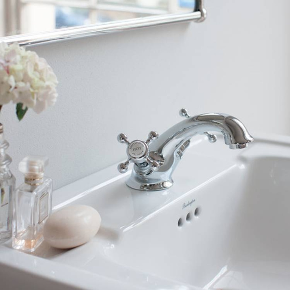 Product Lifestyle image of the Burlington Stafford Monobloc Basin Mixer