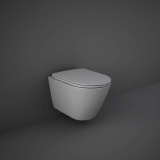 Photo Of RAK Feeling Matt Grey Rimless Wall Hung WC