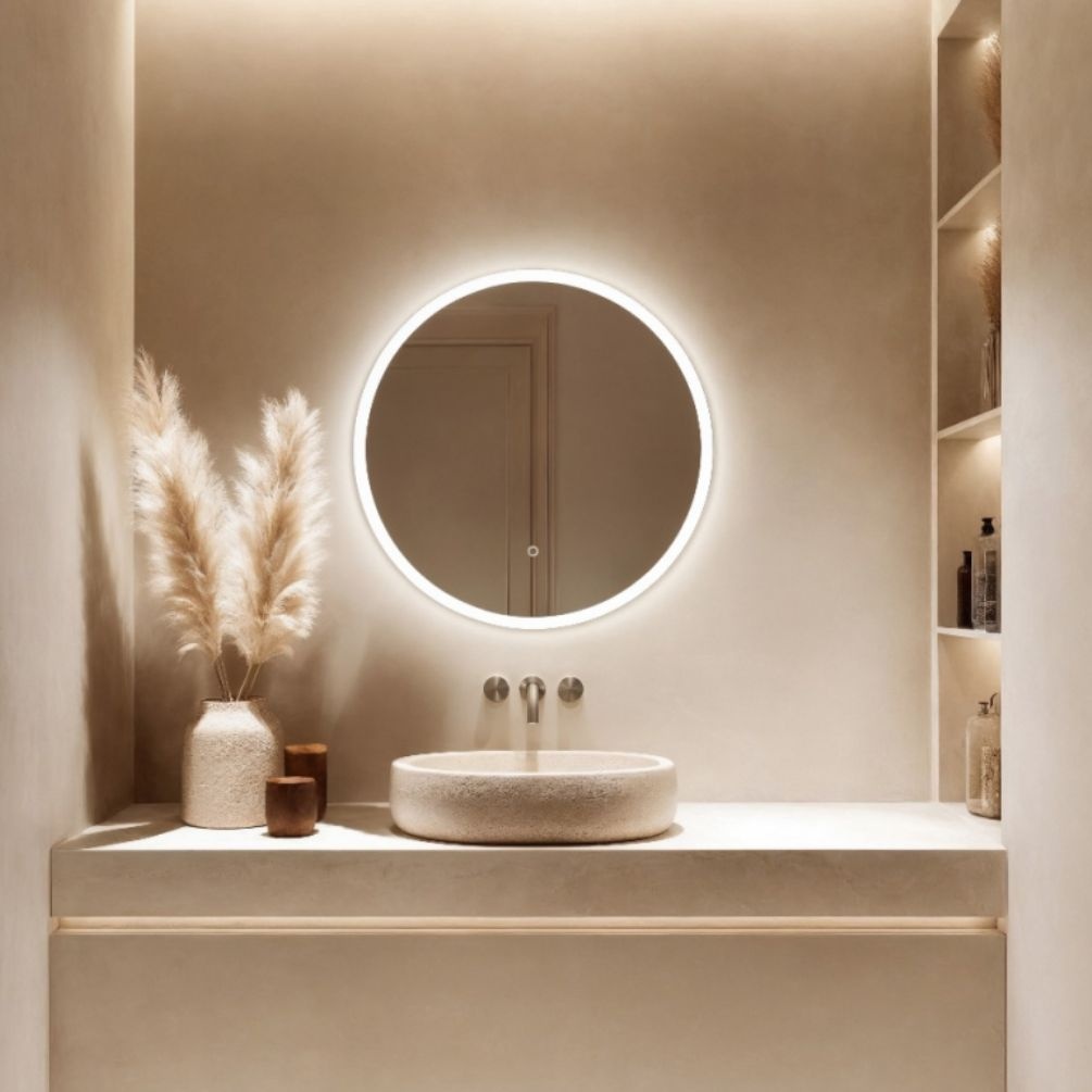 Origins Living Cleo 600mm Round Illuminating LED Mirror