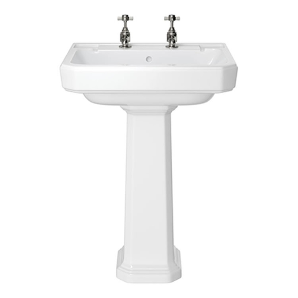Heritage Hatton 630mm Basin & Pedestal