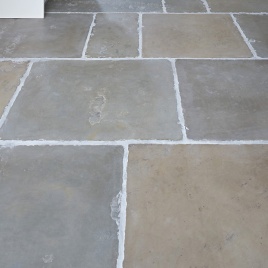 image of sandstone bathroom floor tiles - ca pietra old westminster sandstone worn & patinated interior floor tiles