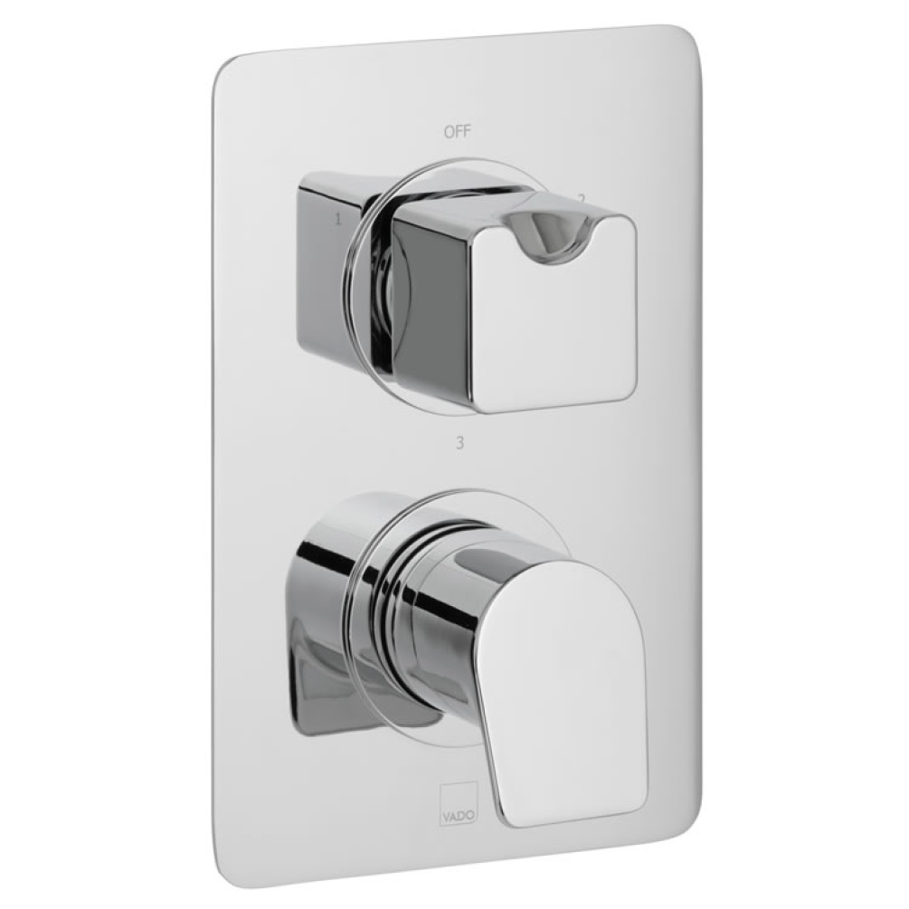 Cutout image of Vado Photon Triple Outlet Thermostatic Shower Valve