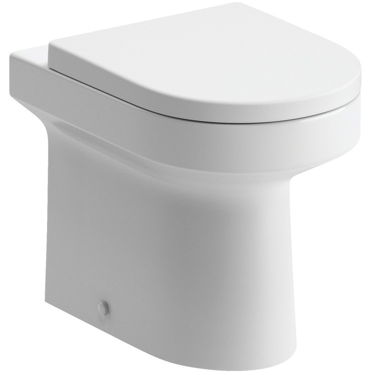 Globe Back to Wall Toilet & Seat Sanctuary Bathroms