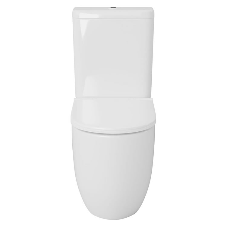 Heritage Stamford Rimless Close Coupled Toilet, Cistern & Seat