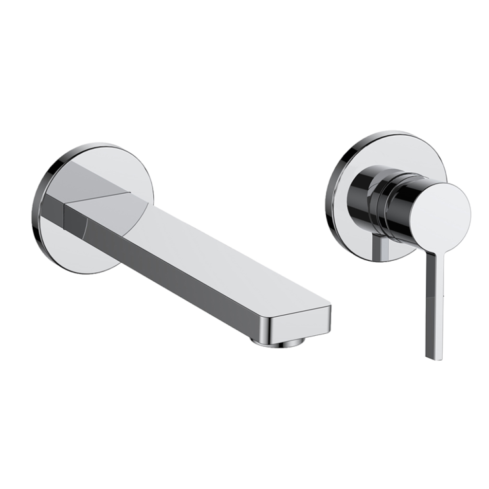 Photo of JTP Hugo Chrome Wall Mounted Basin Mixer Cutout