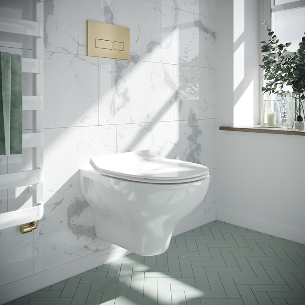 Lifestyle Photo of Crosswater Kai Wall Hung WC & Frame Pack