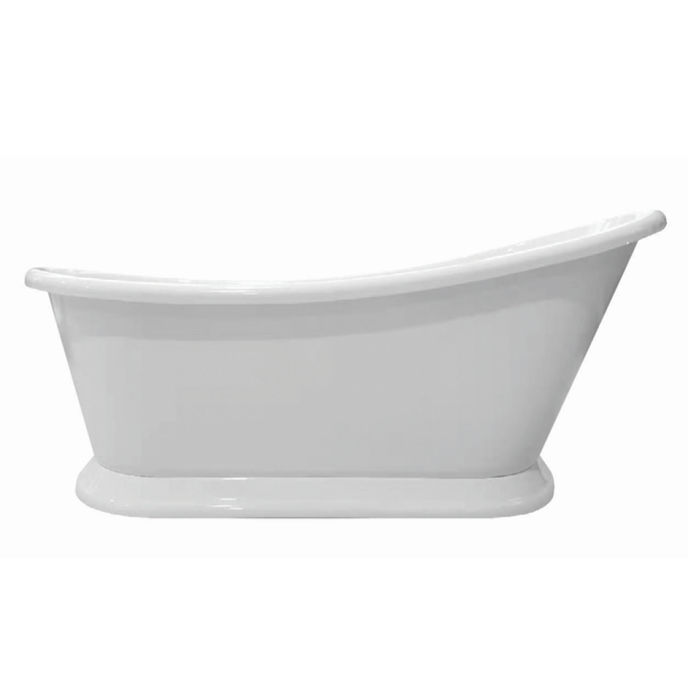 Photo of Bayswater Slipper Boat Bath in Gloss White