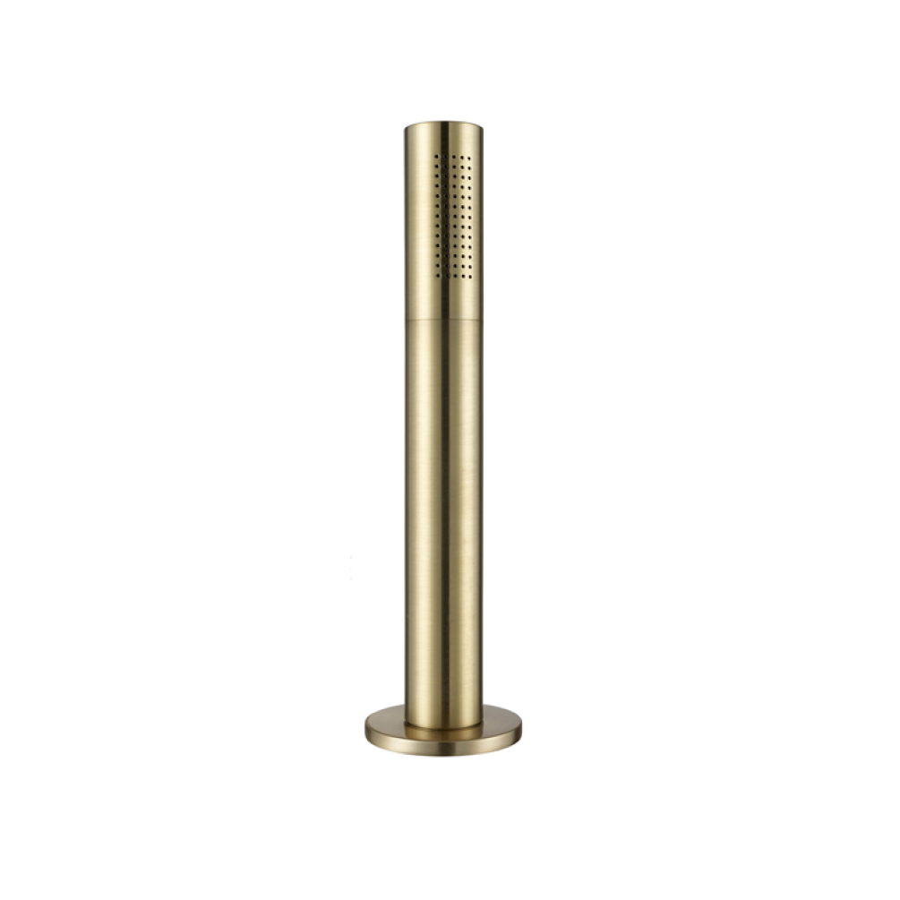 Product Cut out image of the JTP Vos Brushed Brass Pullout Shower Handset