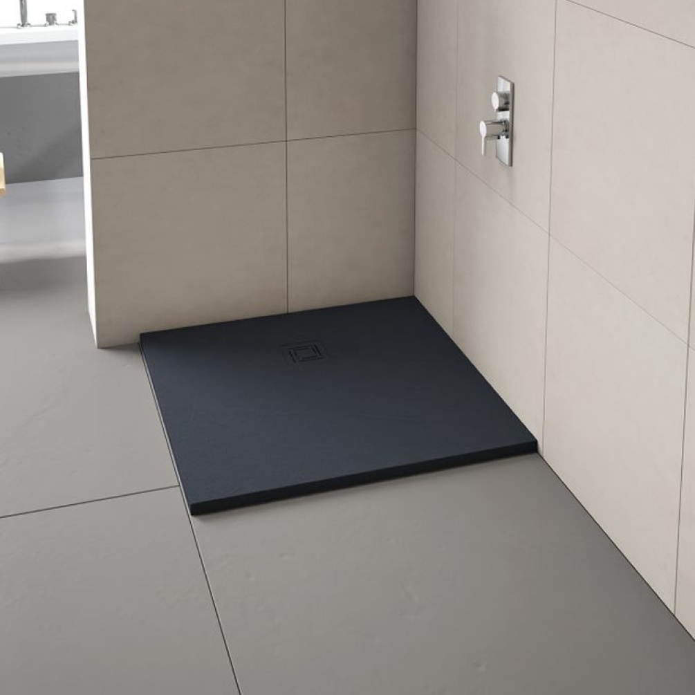Merlyn Truestone Graphite 900 x 900mm Square Shower Tray