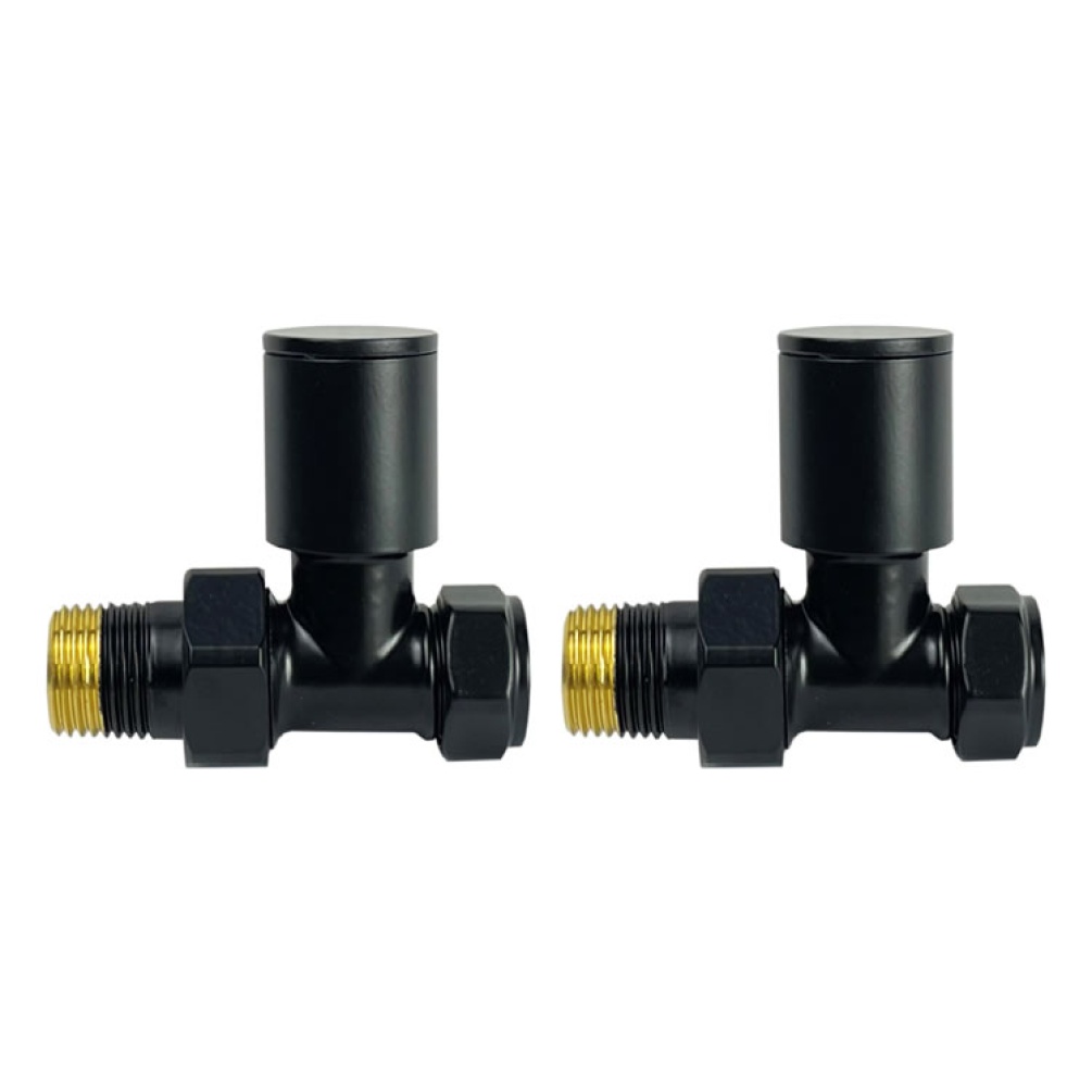 Cutout image of Radox Circulus Black Straight Valves