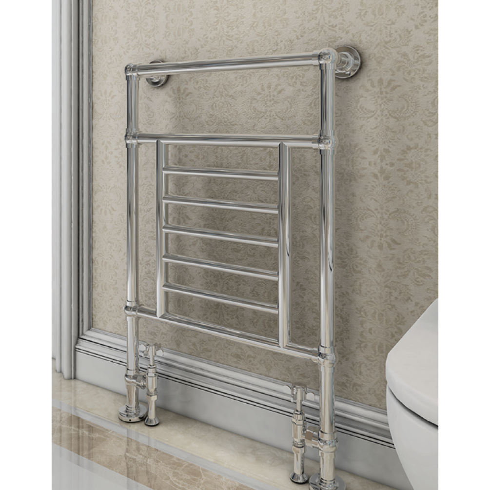 Lifestyle Photo of Eastbrook Sherbourne Chrome Traditional Radiator