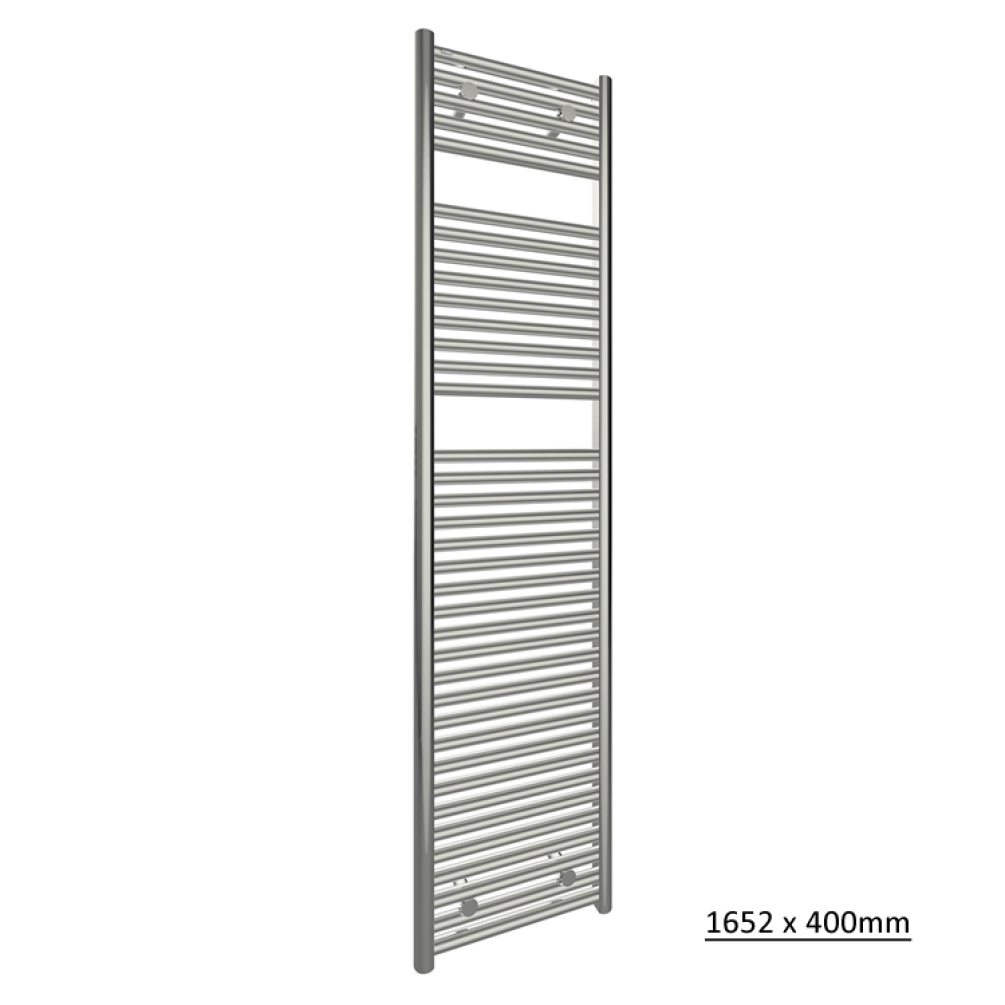 Photo of Tissino Hugo2 Chrome Heated Towel Rail 1652 x 400mm Cutout