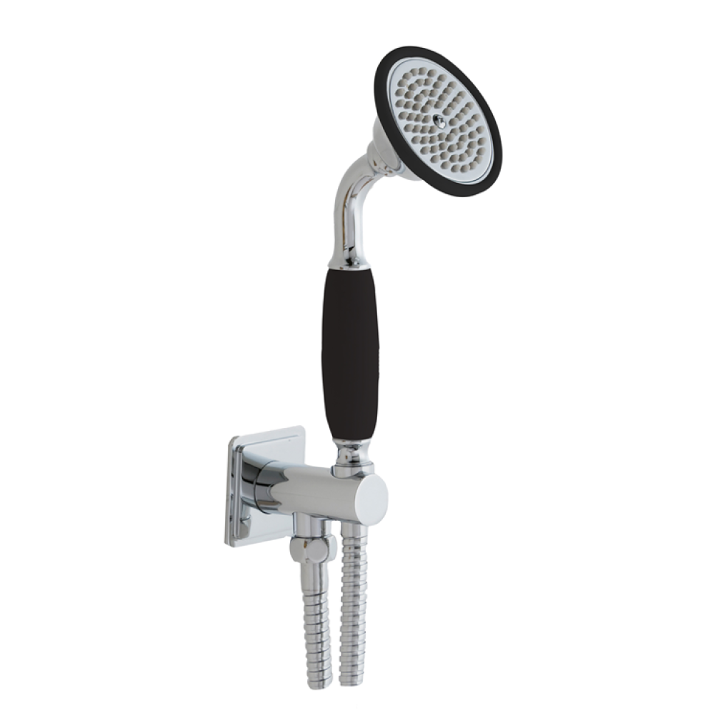 Photo of JTP Grosvenor Shower Handset, Holder & Hose Black Indices