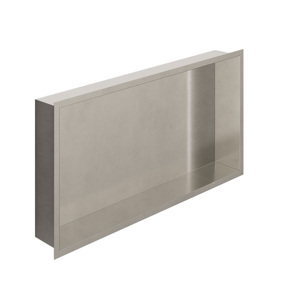 Vado Muse 623 x 323mm Stainless Steel Shower Niche