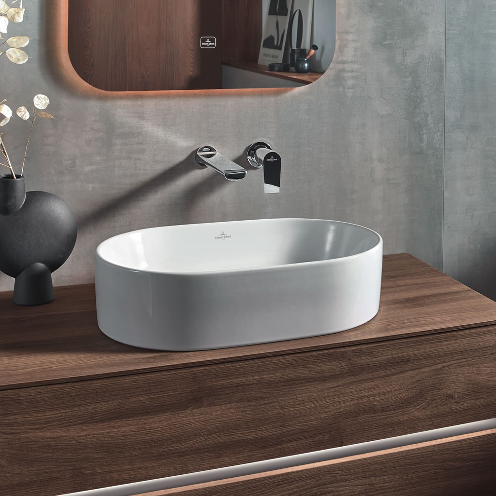 Lifestyle image of Villeroy & Boch Collaro 560mm Oval Countertop Basin