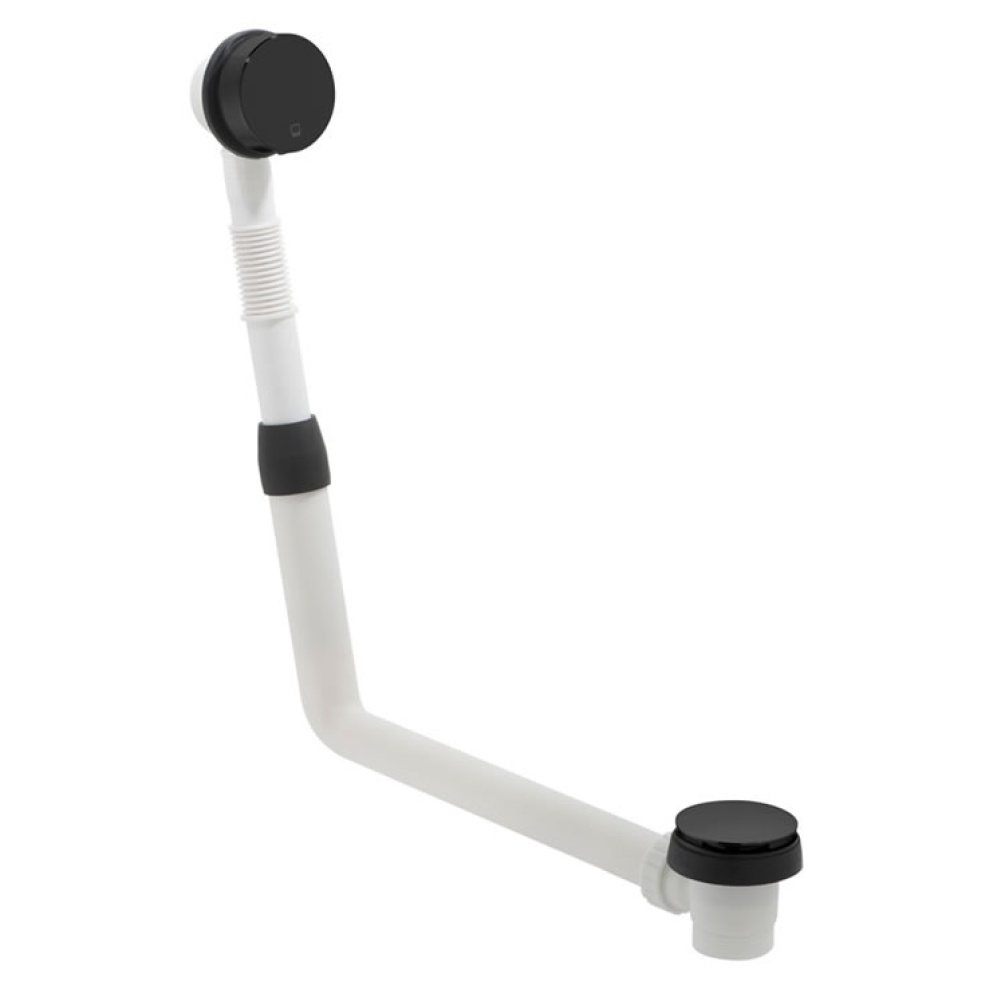 Cutout image of Vado Omika Noir Clic-Clac Bath Waste & Overflow