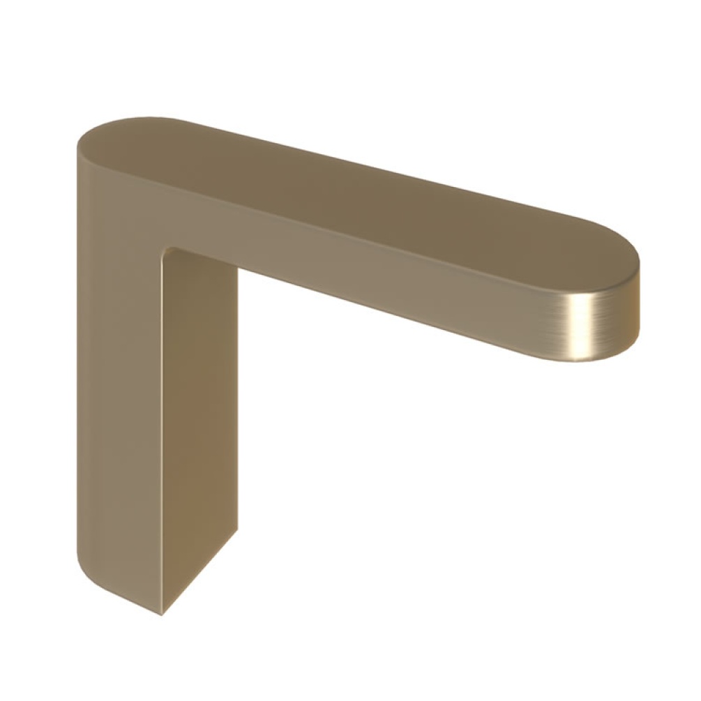 Product Cut out image Abacus Ki Brushed Nickel Deck Mounted Bath Spout