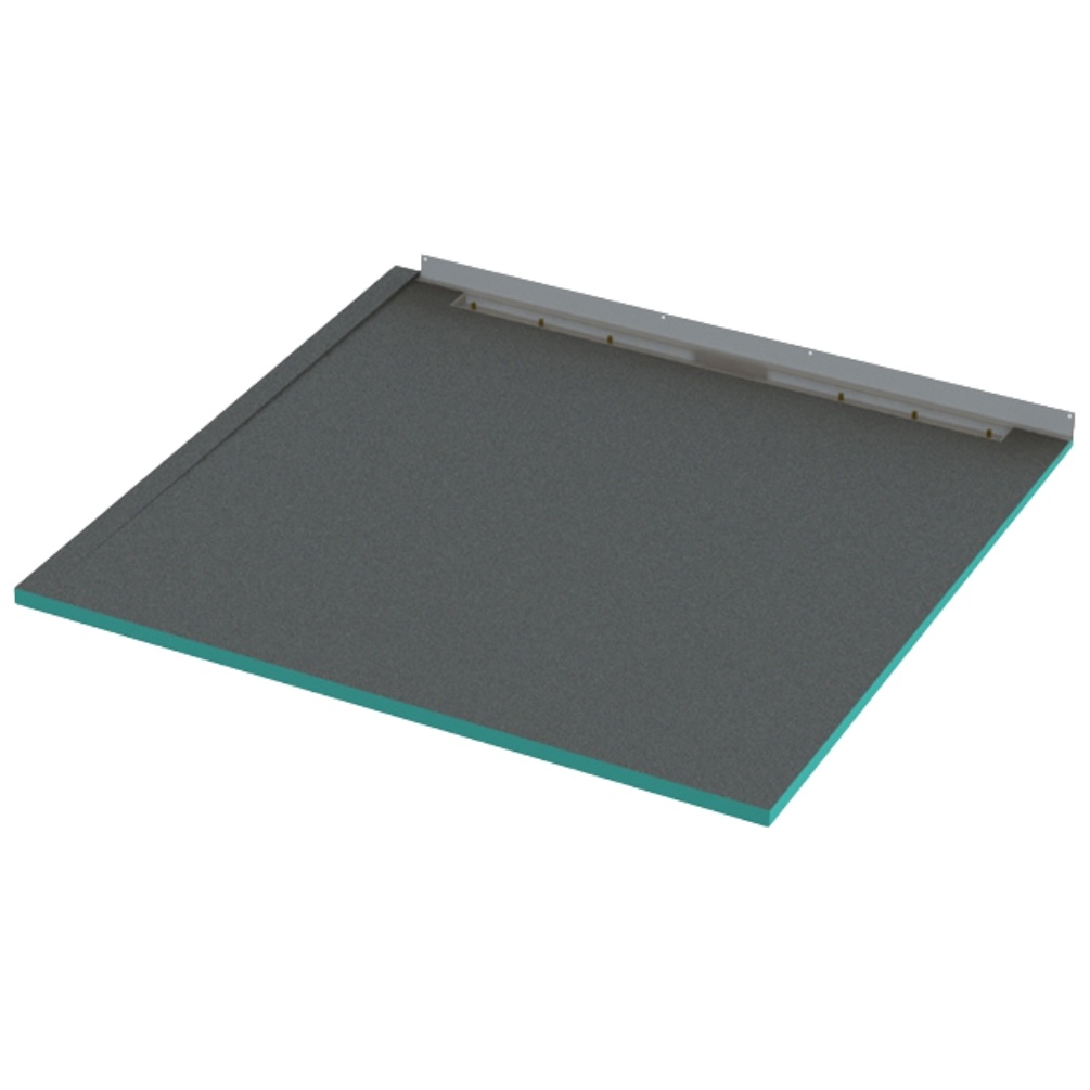 Product cut out image of the Abacus Elements Right Hand 1250mm x 1200mm Infinity Wetroom Former