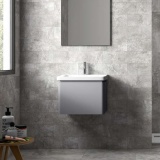 Photo Of RAK Resort Stone 550mm Wall Mounted Vanity Unit - Lifestyle