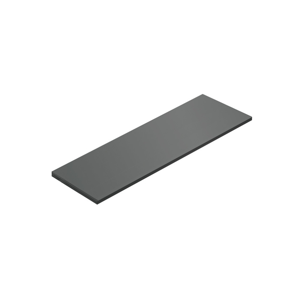 Origins Living Pier 400mm Black Shelf without brackets cut out