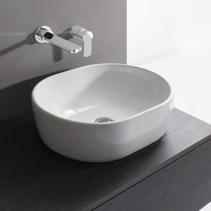 Crosswater Bauhaus Pearl Countertop Basin