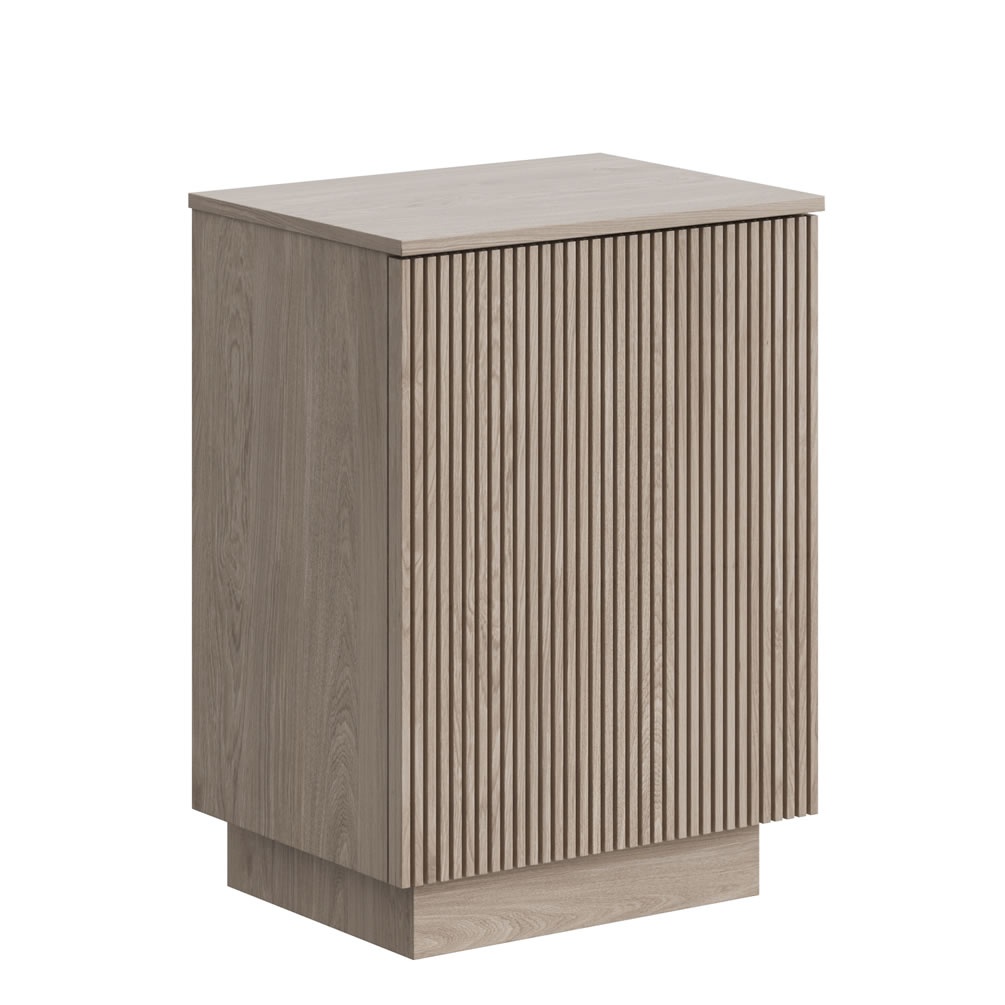 Crosswater Limit Modern Oak 600mm Floorstanding Vanity Unit & Worktop