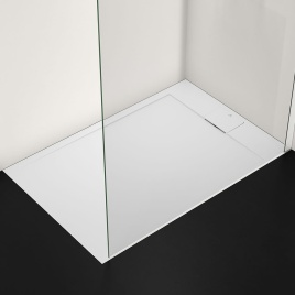 Lifestyle image of Ideal Standard i life Ultra Flat S Pure White Stone Resin 1200 x 800 Shower Tray