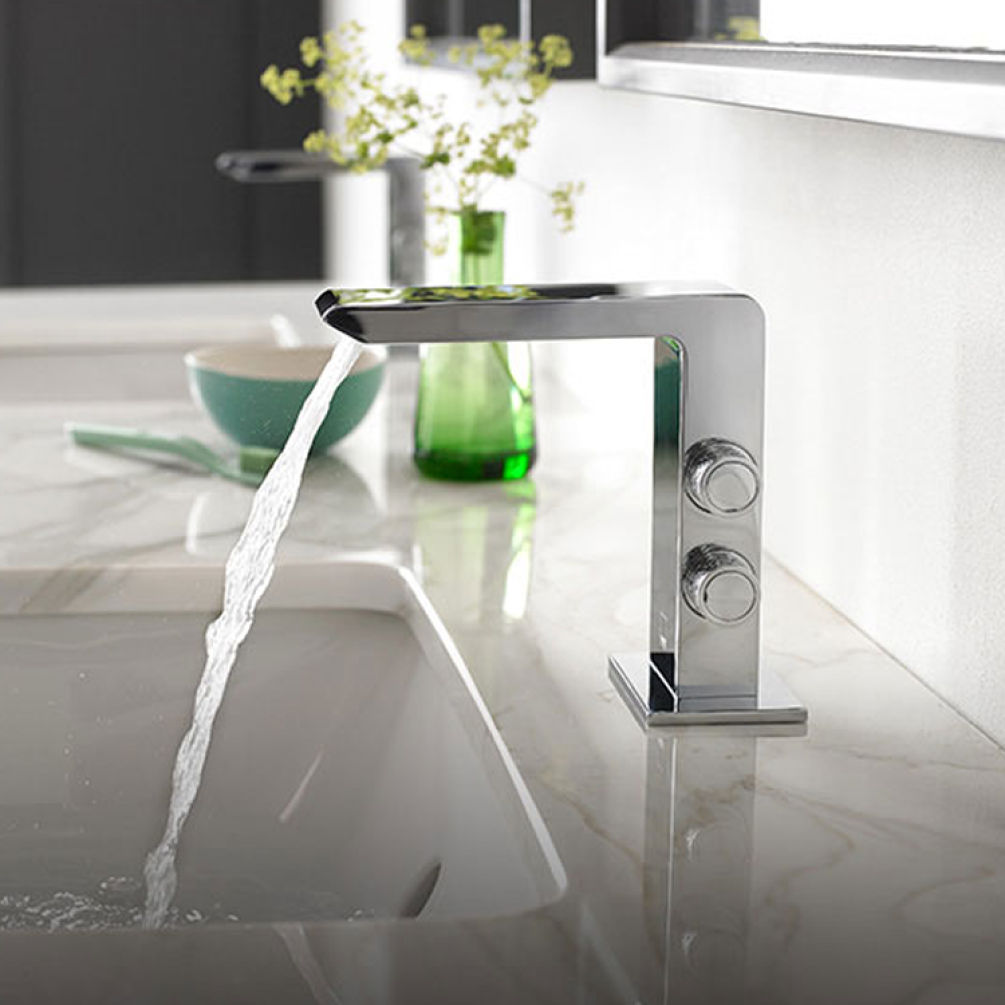 Lifestyle Photo of Vado Omika Mono Basin Mixer with Waste