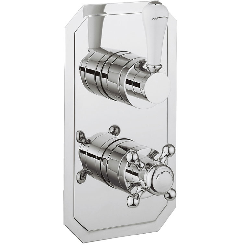 Crosswater Belgravia 1000 Thermostatic Shower Valve - Slimeline Backplate