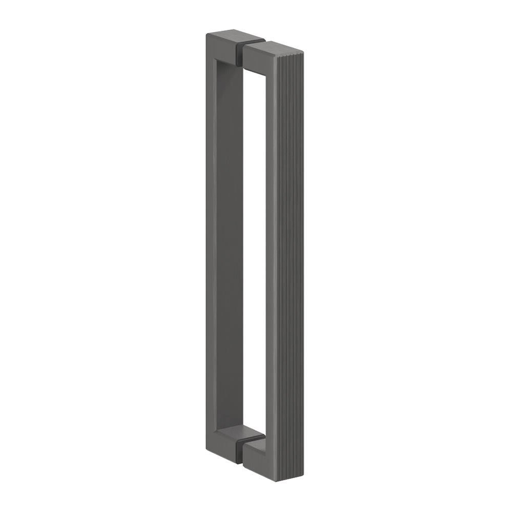 Cutout image of Crosswater Asura 8 Slate Fluted Handle