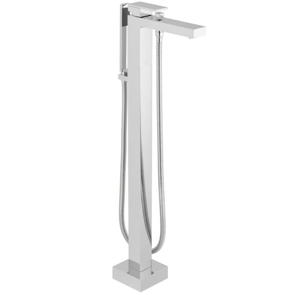 Cutout image of Vado Notion Floor Standing Bath Shower Mixer with Shower Kit