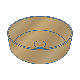 Brass Countertop Basins