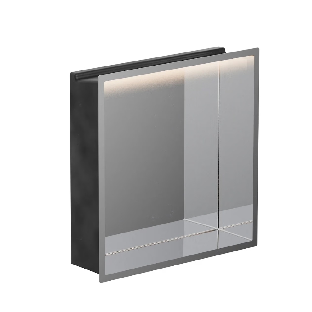 Crosswater Chrome 305mm Shallow LED Shower Niche Cut Out