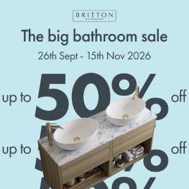 autumn big bathroom sale britton up to 50% off