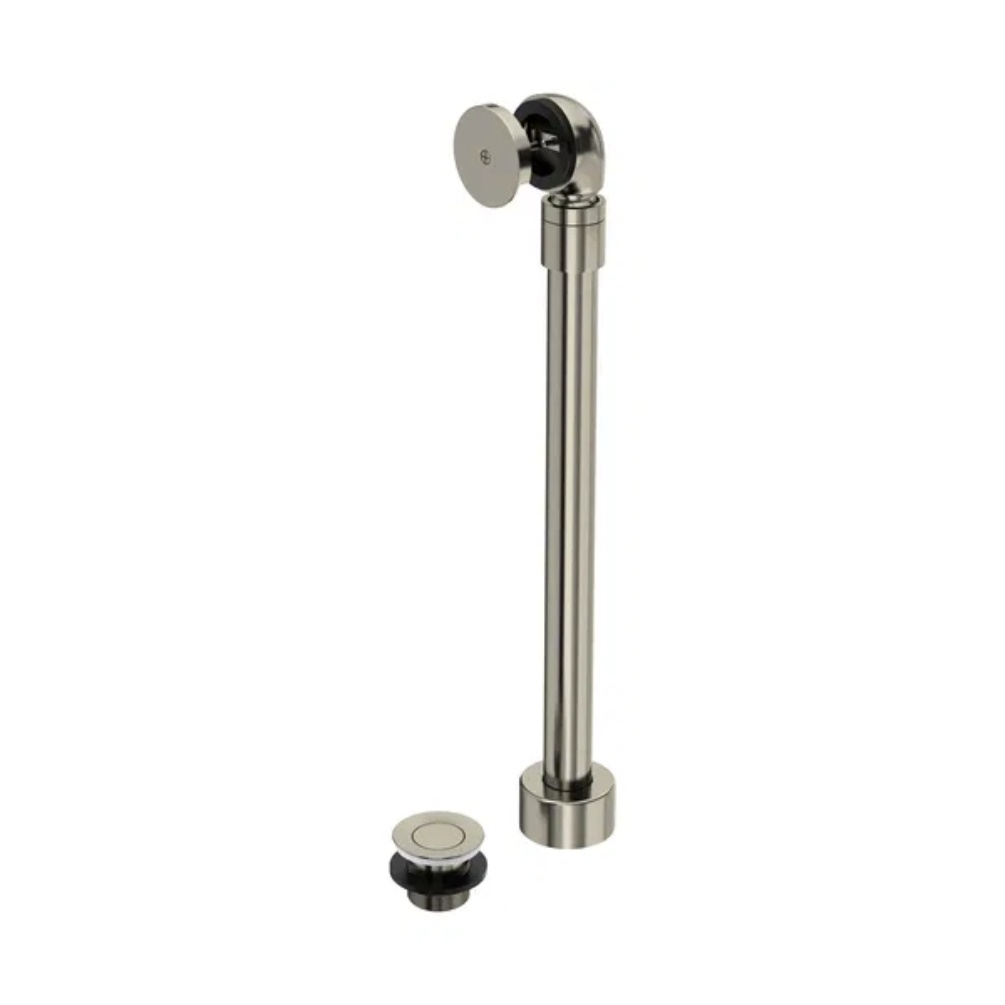 Cut out image of the Victoria + Albert Kit 17 Brushed Nickel Overflow Bath Waste