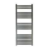 Cut out image of the JTP Vos Brushed Black 1200mm x 500mm Heated Towel Radiator