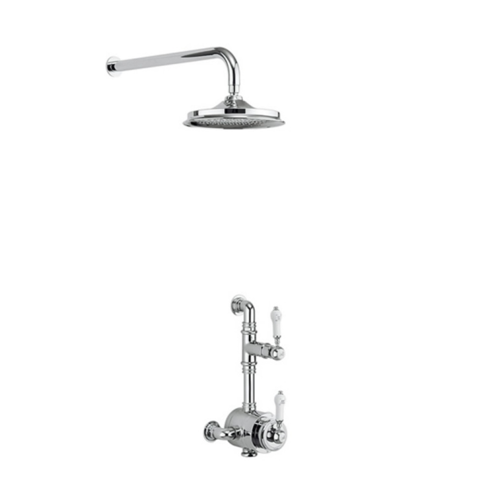 Product Cut out image of the Burlington Stour Exposed Thermostatic Shower