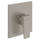 Cutout image of Villeroy & Boch Architectura Square Matt Brushed Nickel Concealed Valve