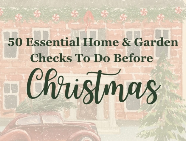 image of home and garden christmas checklist header