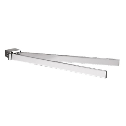 Cutout image of Origins Living Gedy Lounge Double Swing Towel Rail.
